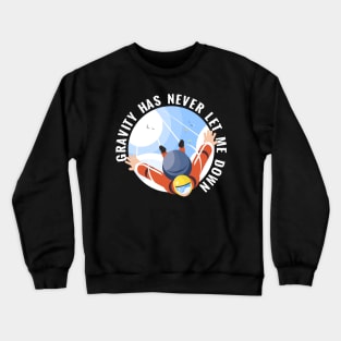 Skydiving, skydiver parachute, parachuting Crewneck Sweatshirt